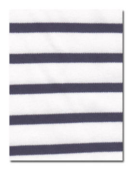 White/Navy long sleeve Interlock White/Navy long sleeve Interlock