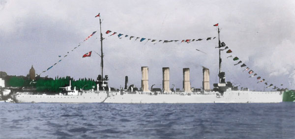 SMS Breslau off Constantinople
