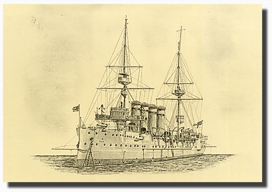 First Class Armoured Cruiser HMS Devonshire