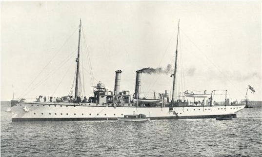 The German gunboat Panther