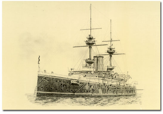 First Class Battleship HMS Magnificent