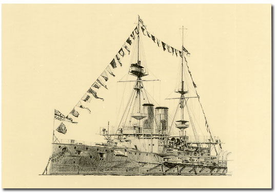First Class Battleship HMS London