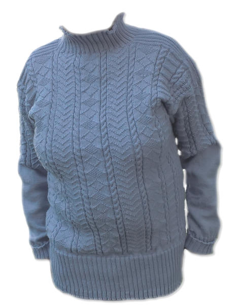 Filey Gansey in �Greystone� 5-ply wool
