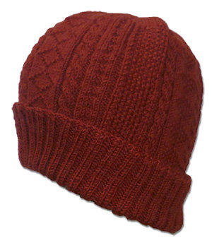 Hand-knitted Beany (Beanie)