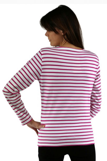 Blanc/Cassis long sleeve Interlock Style 4277