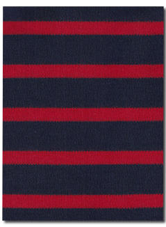 Navy/Red long sleeve Interlock